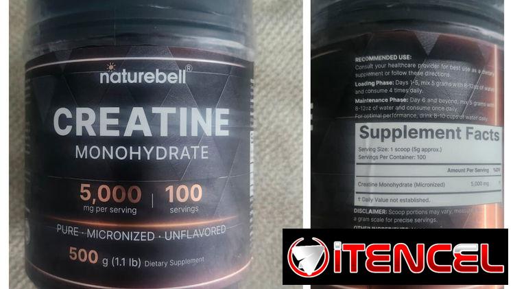 Creatina monohidratada y micronizada pura