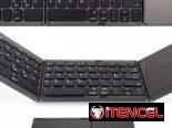 Teclado Inalámbrico Ultra-Silencioso Plegable con tradpad