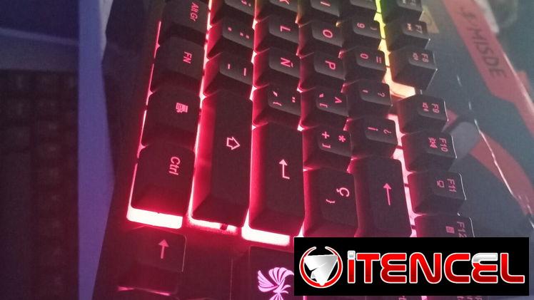Teclado GT300c Gamer Led de teclas iluminadas nuevo