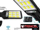 Lámpara solar para exteriores con sensor de movimiento, 4 modos, impermeable IP65. Nueva en su caja!