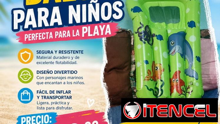 🏖️ Balsa para la playa — Ideal para niños