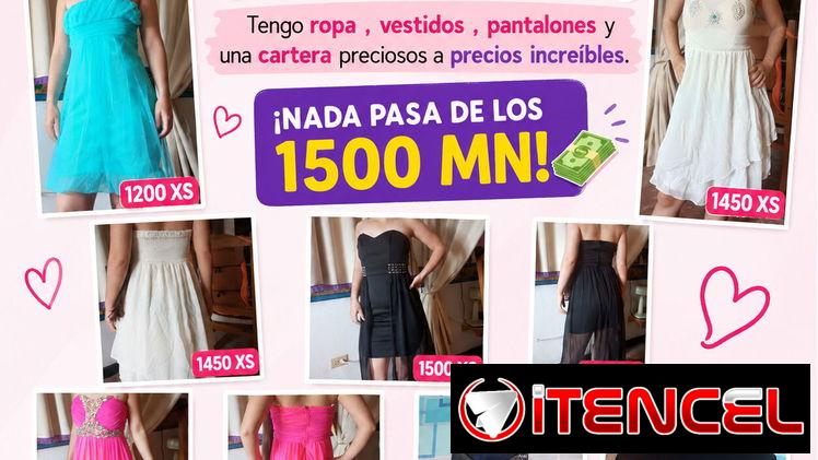 Vendo ropa y carteras a precios baratos y en excelente estado