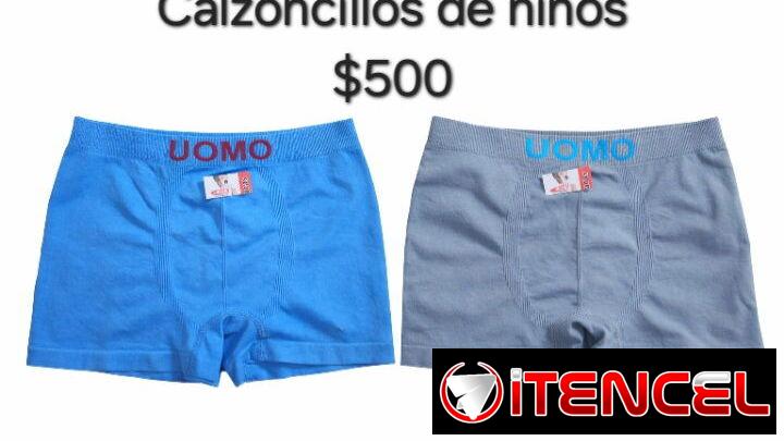 Calzoncillos de hombre y de niño, tengo domicilio.
