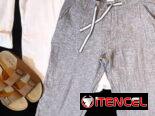 Camisas blancas de lino , ropa de vestir para hombre