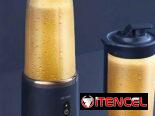 Batidora portatil USB de 6 cuchillas de acero inoxidable Capacidad: 450 ml Color: Rosada