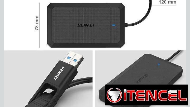 CAJA DISCO DURO EXTERNO 2.5 BENFEI