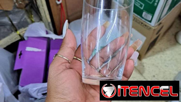 Vasos de cristal dos modelos distintos muy buenos 3500 juego de 6 vasos