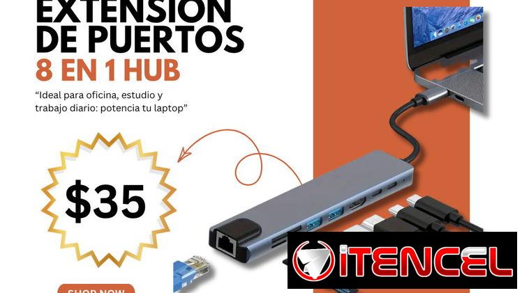 8 En 1 USB C HUB