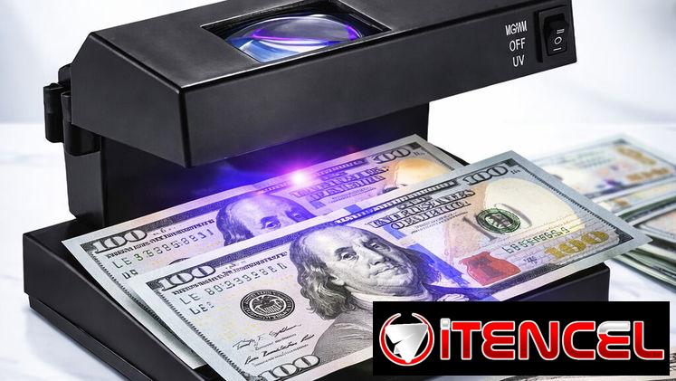 Detector de Billetes Falsos UV – $25