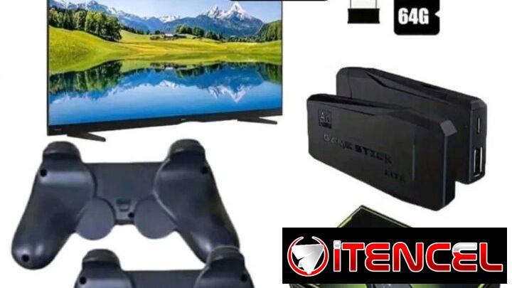 Consola retro m8 game stick 4k con 22mil juegos