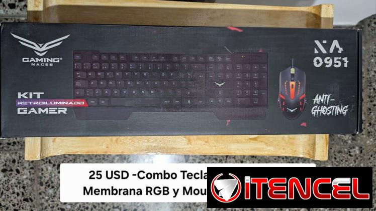 Combo Teclado y Mouse Gaming