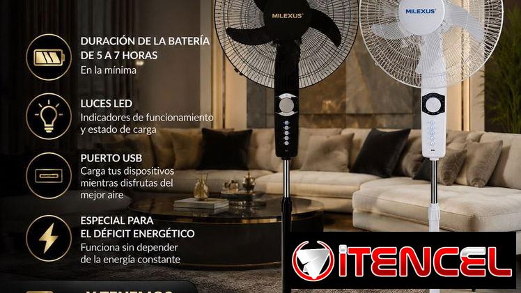 Ventilador recargable Milexus