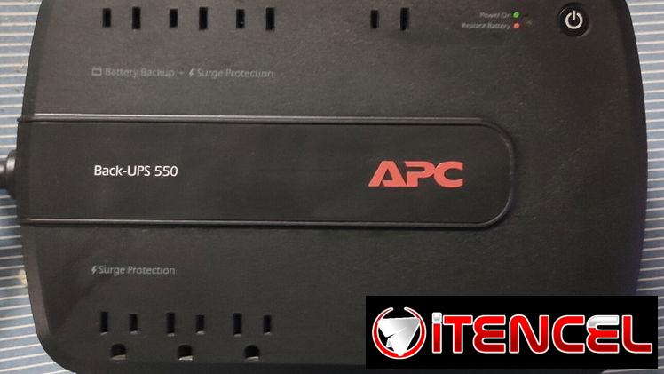 Backup UPS APC ES 550 330w impecable sin batería trabajando al 101%precio 40usd