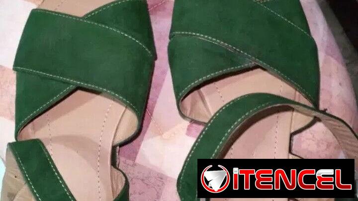 DOS SANDALIAS TALLA 38 VERDE 1200 PESOS Y NEGROS 2000 PESOS PARA EMPEINE ANCHO