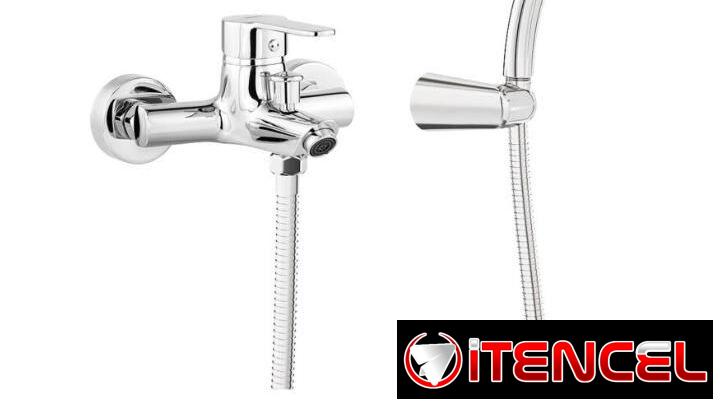 Llave mezcladora monomando para ducha y bañera