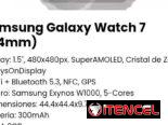 Samsung Galaxy Watch 7 (44mm). Nuevo con garantía