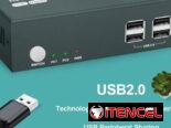 ☎️53544655 🛵 Entrega Disponible ⭐KVM Switch 2 Puertos Dual Monitor 4K@60Hz – HDMI 2.0 ⭐