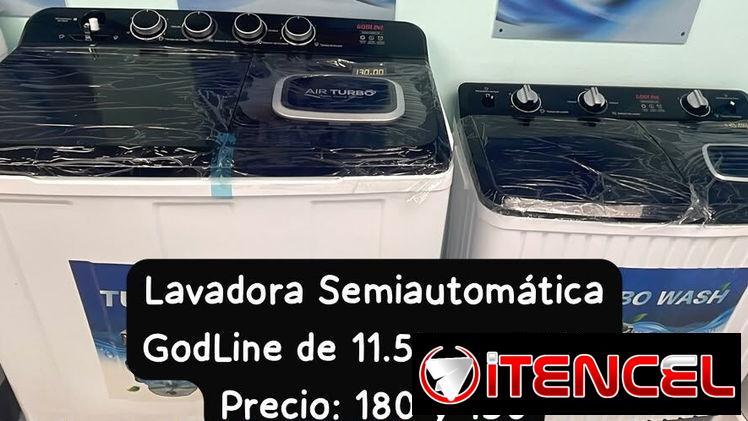 Lavadora semiautomática de 11.5 kg