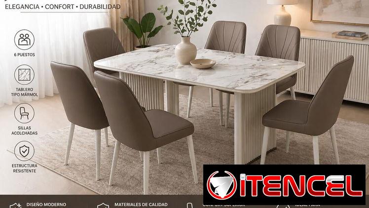 VANITORYS, COMEDORES DE 6 SILLAS, GABINETE DE COCINA, JUEGO DE MUEBLES