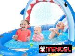 Piscina inflable para niños con bomba de aire