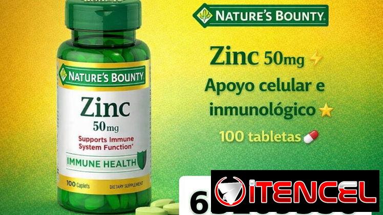 Zinc 50mg 100 tabletas
