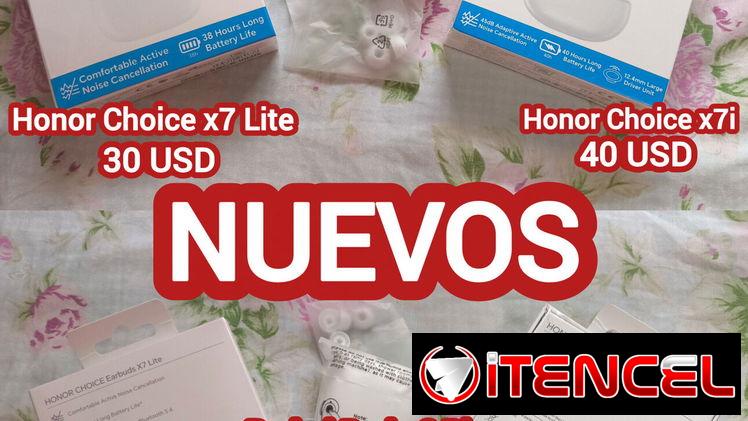 AUDÍFONOS BLUETOOTH HONOR CHOICE X7 LITE, HONOR CHOICE X7i, REDMI BUDS 6 PLAY NUEVOS EN SU ESTUCHE // CAJA
