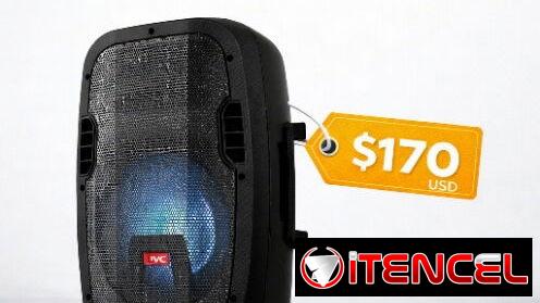 BOCINA JVC – PORTABLE SPEAKER 15 ´´ , 35W JVC – XS-KY412PB