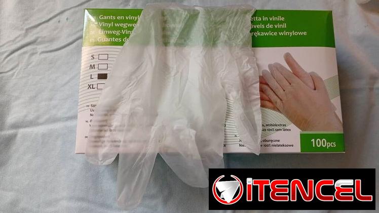 Guantes desechables de vinilos