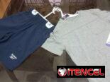 Conjunto de niño de marca,  conjunto de licra y enguatada de niño, sandalias de niño