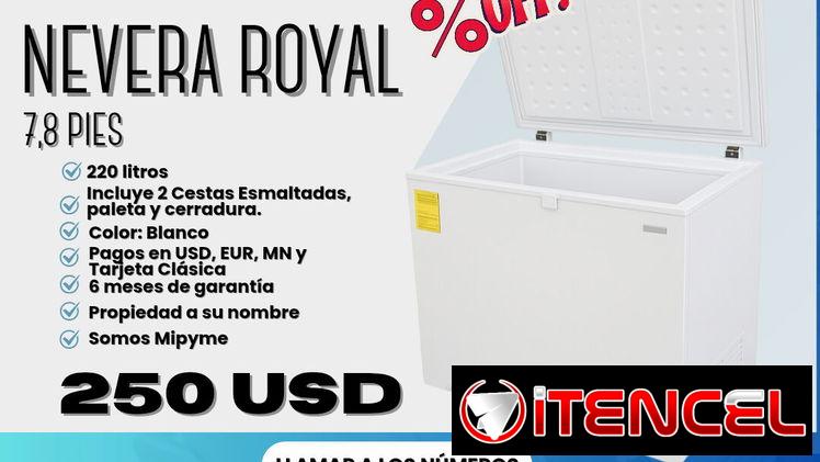 ❄️ NEVERAS ✅ ROYAL DE 7.8 PIES 💲250 USD
