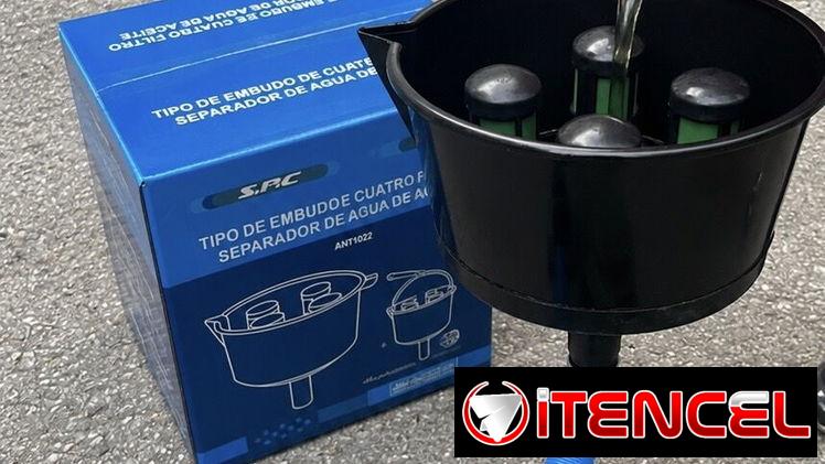 EMBUDO FILTRADO (SEPARADOR DE ACEITES Y AGUA)