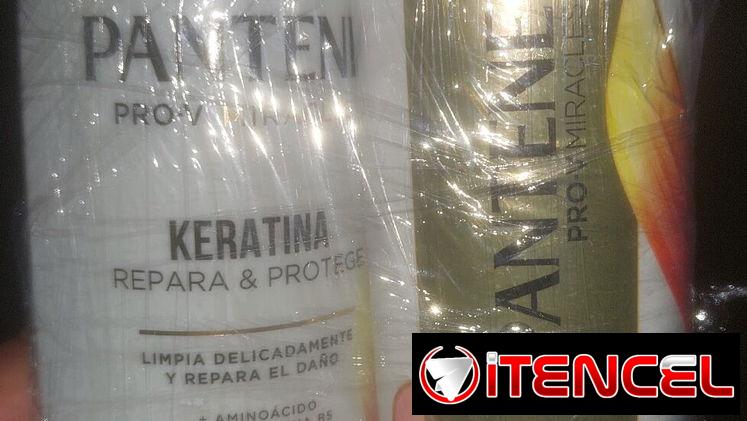 Pantene, Juego de Champú Pantene de 300ml y 1 crema de peinar termoprotectora de 300ml. Estuches sellados.