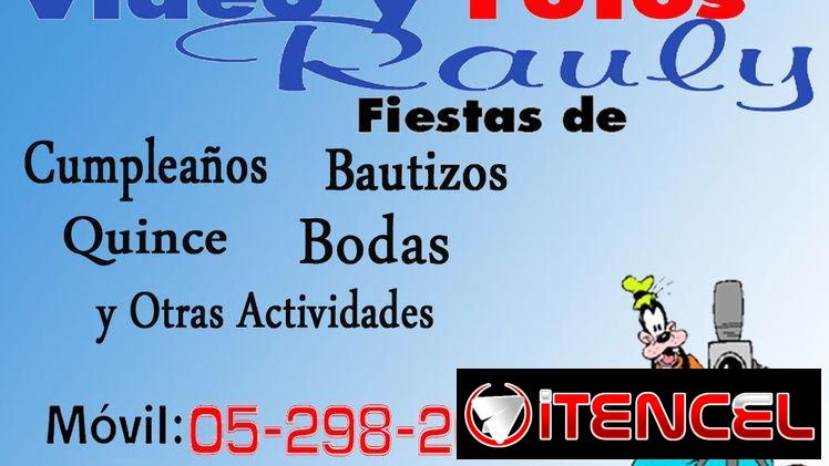 Video HD y Fotos para FIESTAS y otras Actividades