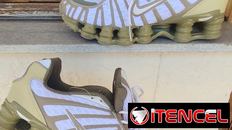 TENIS New Balance 350 Gris Oscuro #reducidos $17000 Jordan Melody Negro Completo $17500 Nike Shox blanco y verde $24500