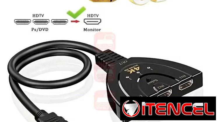 DIVISOR HDMI 4K (3 ENTRADAS Y 1 SALIDA) NUEVOS