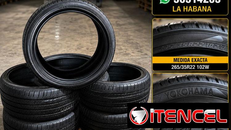 Juego de 5 gomas 265/35R22 102W (Solo un mes de uso )