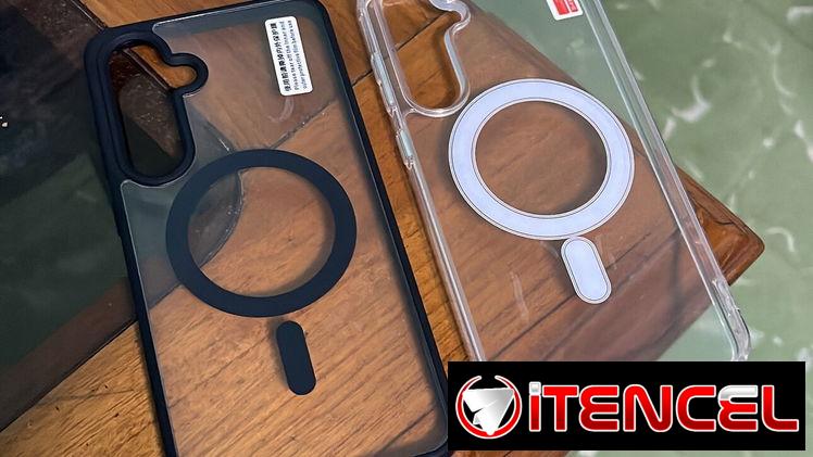 Forros muy buenos MagSafe para cargas magnéticas Anti Caídas para Samsung S24 Fe
