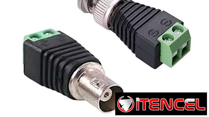 Conectores bnc para cámaras cableadas