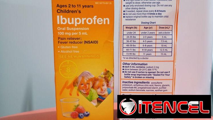 Ibuprofeno infantil en suspensión