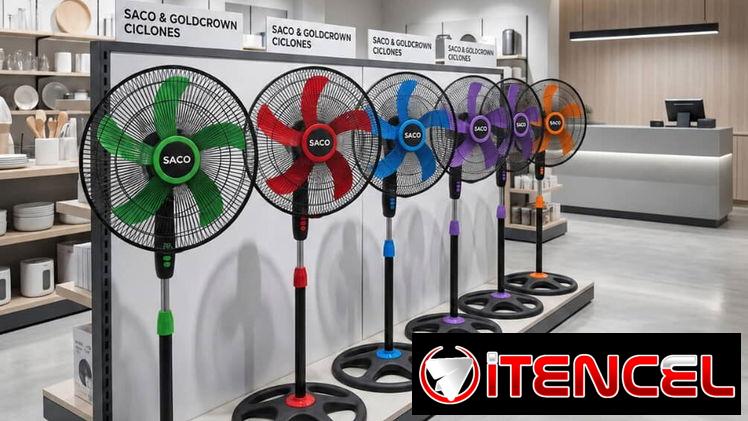 Ventiladores de pedestal  18 pulgadas Marca Saco