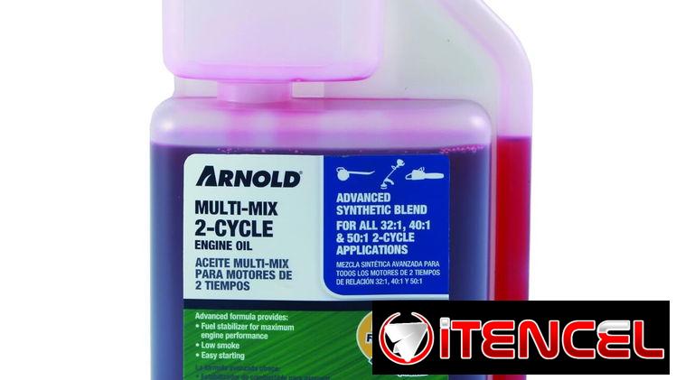 Aceite 2 tiempos botella de plástico Tip N Measure