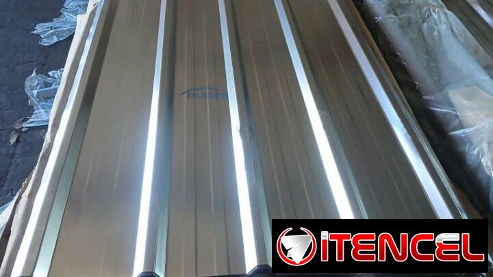 Tejas galbanizadas de 3.80 x 1.10