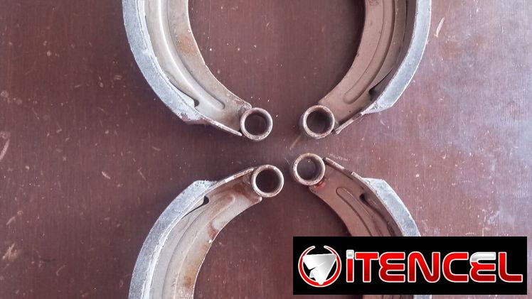 Bandas de freno para triciclo