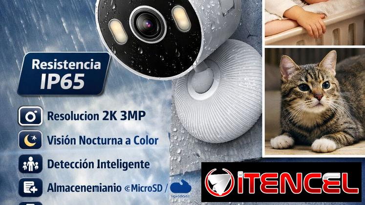 – Cámara de Seguridad Tapo 2K 3MP para Interiores y Exteriores