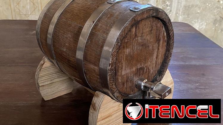 Barril para almacenar ron