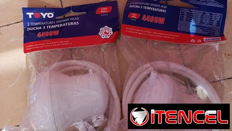 Duchas electricas de 3 temperaturas de alta calidad marca Toyo