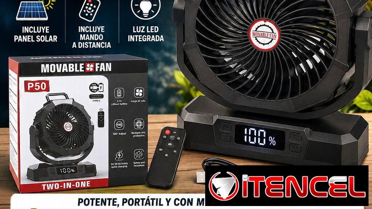 VENTILADOR RECARGABLE P50 40,000 mAh 🔋🌿