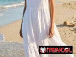 Vestido blanco de hilo