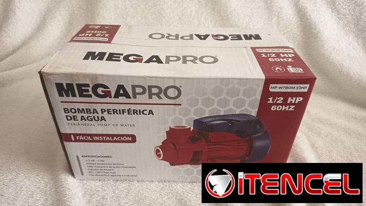 💧 Bomba Periférica de Agua MEGAPRO 1/2 HP