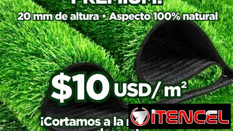 Cesped artificial. Corte a la medida que desee. Grama 20mm en 10usd m²